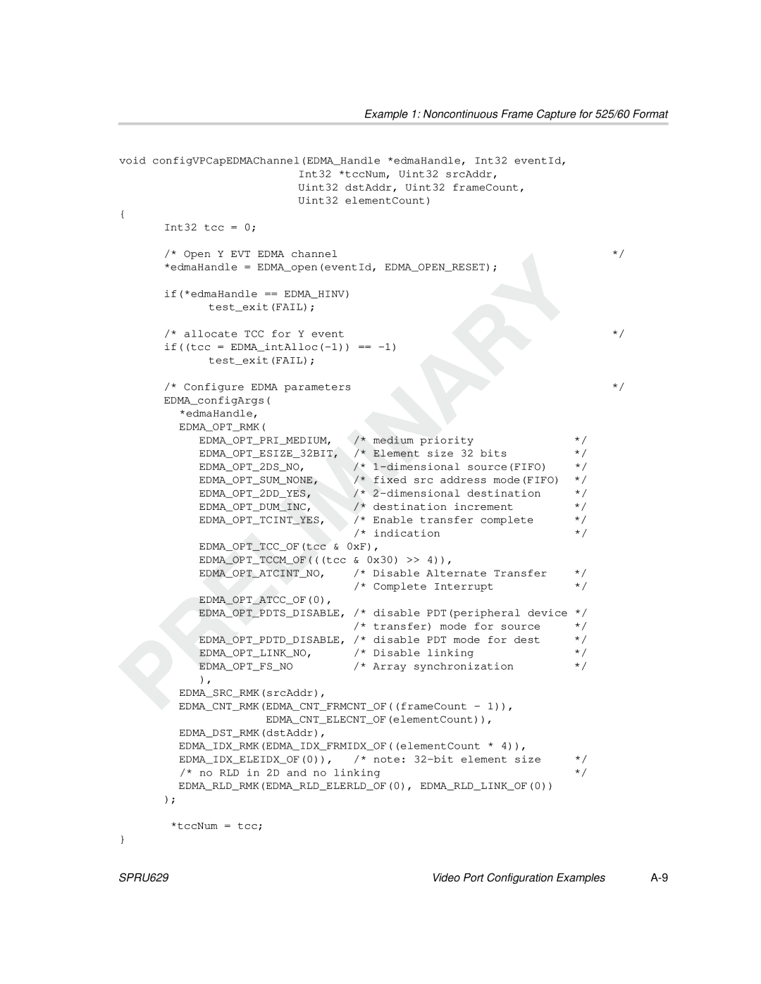 Texas Instruments TMS320C64x DSP manual Edmaoptrmk Edmaoptprimedium 