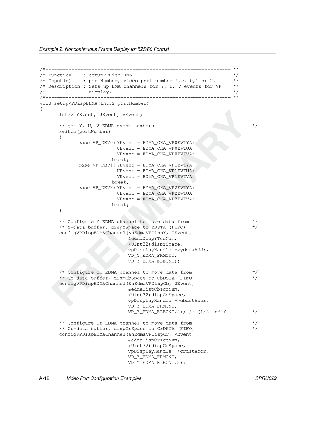 Texas Instruments TMS320C64x DSP manual Vdyedmafrmcnt Vdyedmaelecnt 