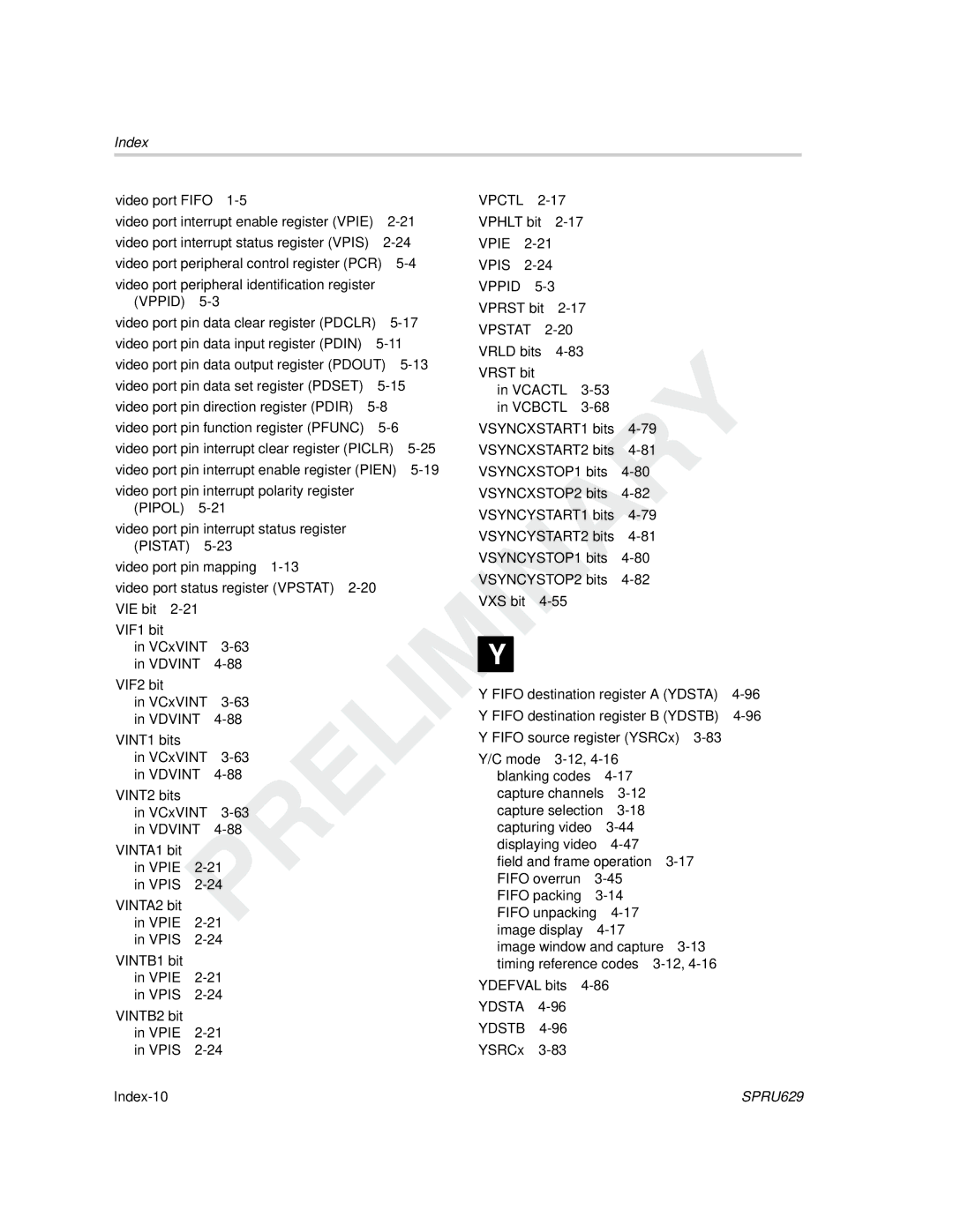 Texas Instruments TMS320C64x DSP manual Vppid, Ydsta Ydstb 