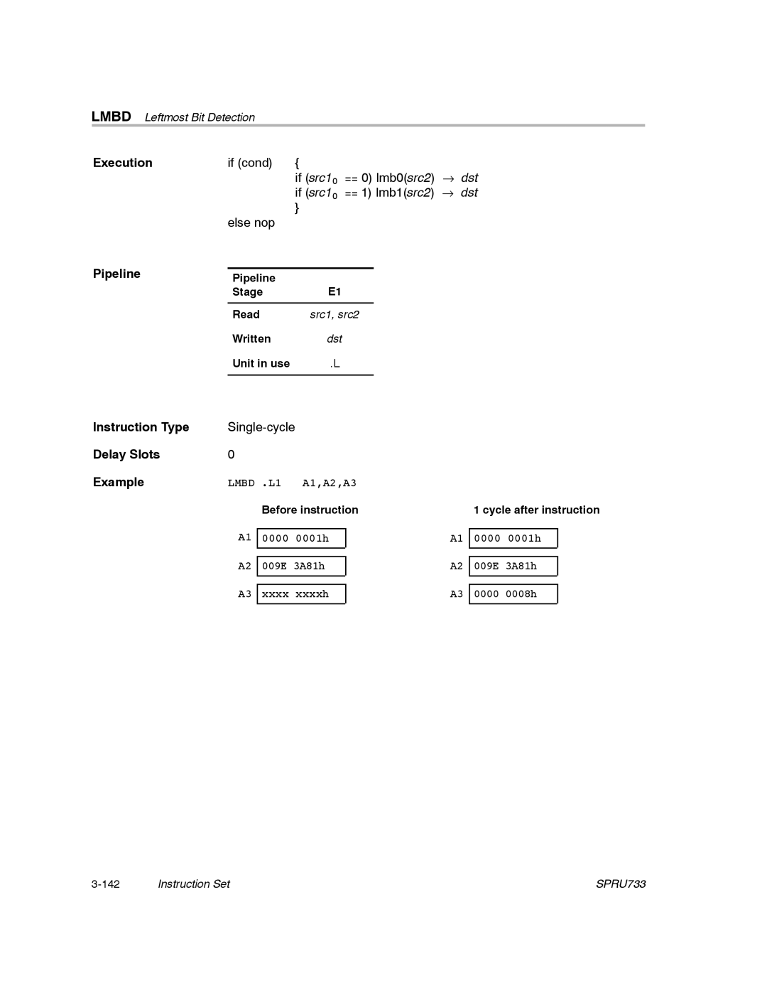 Texas Instruments TMS320C67X/C67X+ DSP manual → dst 