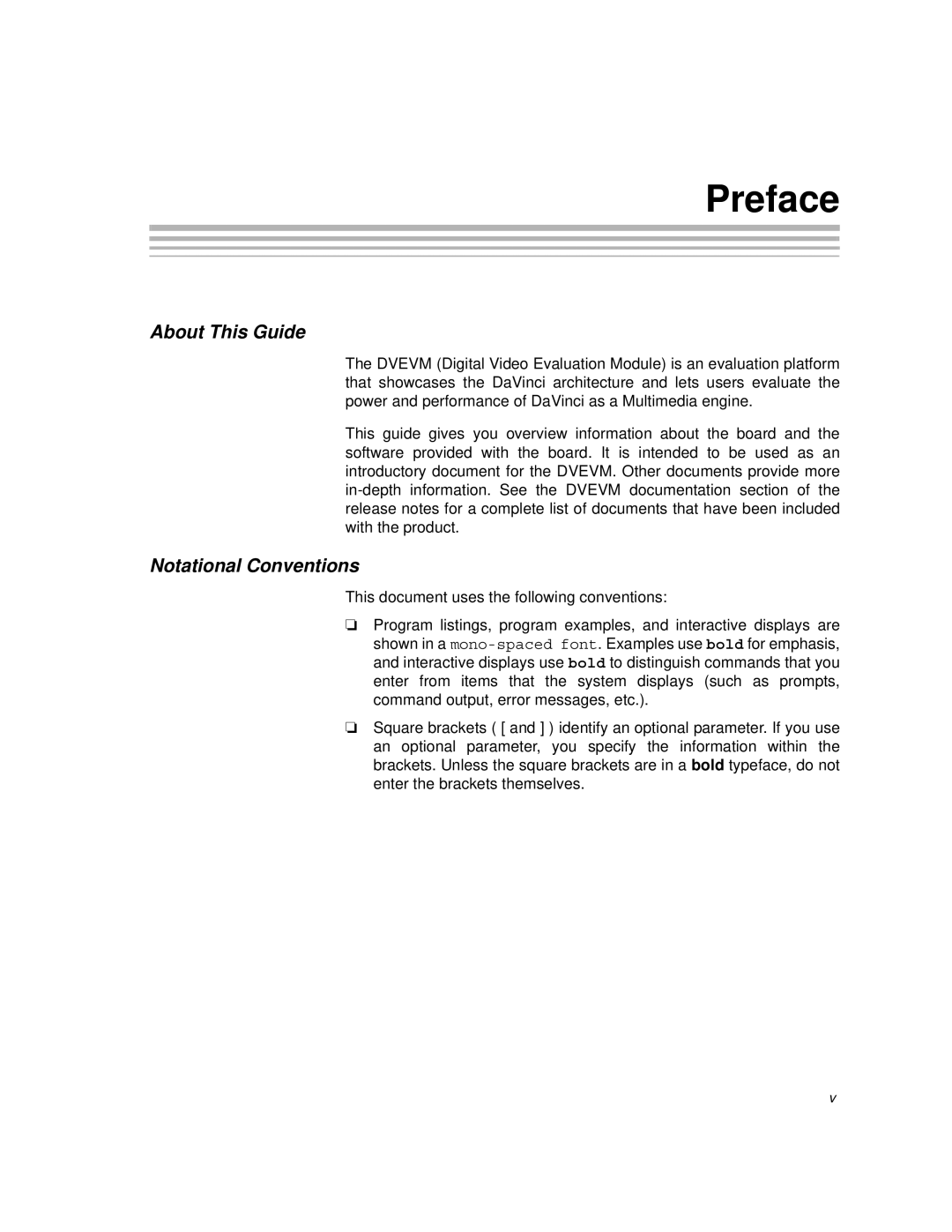 Texas Instruments TMS320DM357 DVEVM v2.05 manual Preface, About This Guide 