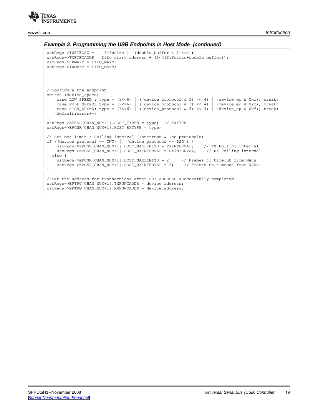 Texas Instruments TMS320DM357 manual Else 