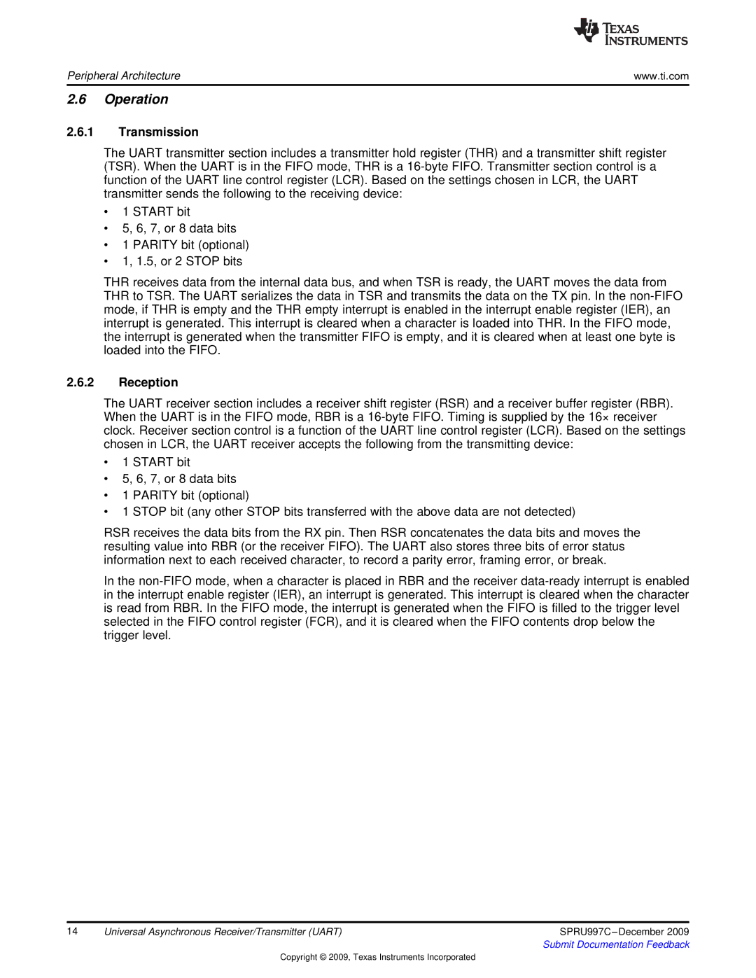 Texas Instruments TMS320DM643X DMP manual Operation 