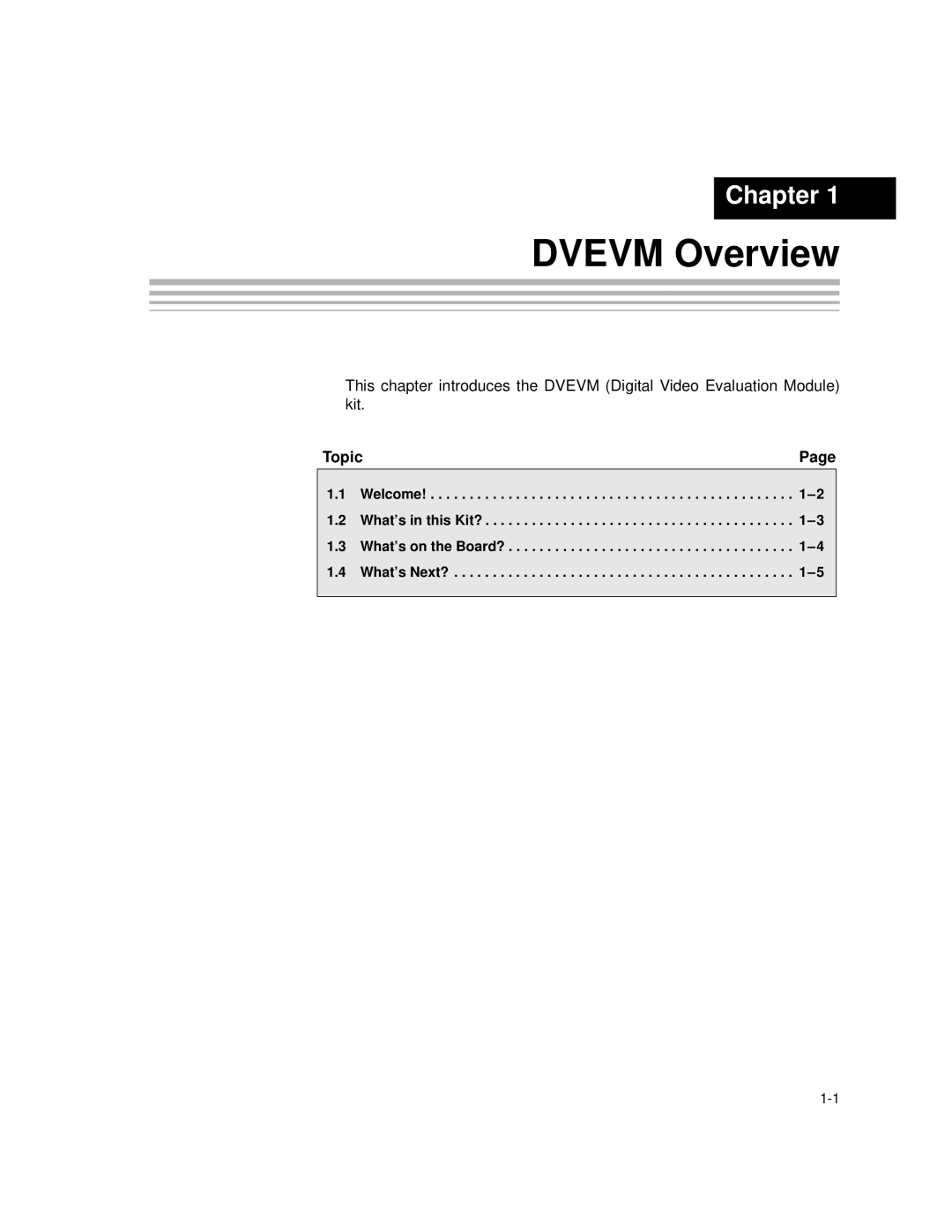 Texas Instruments TMS320DM6446 DVEVM v2.0 manual Dvevm Overview 