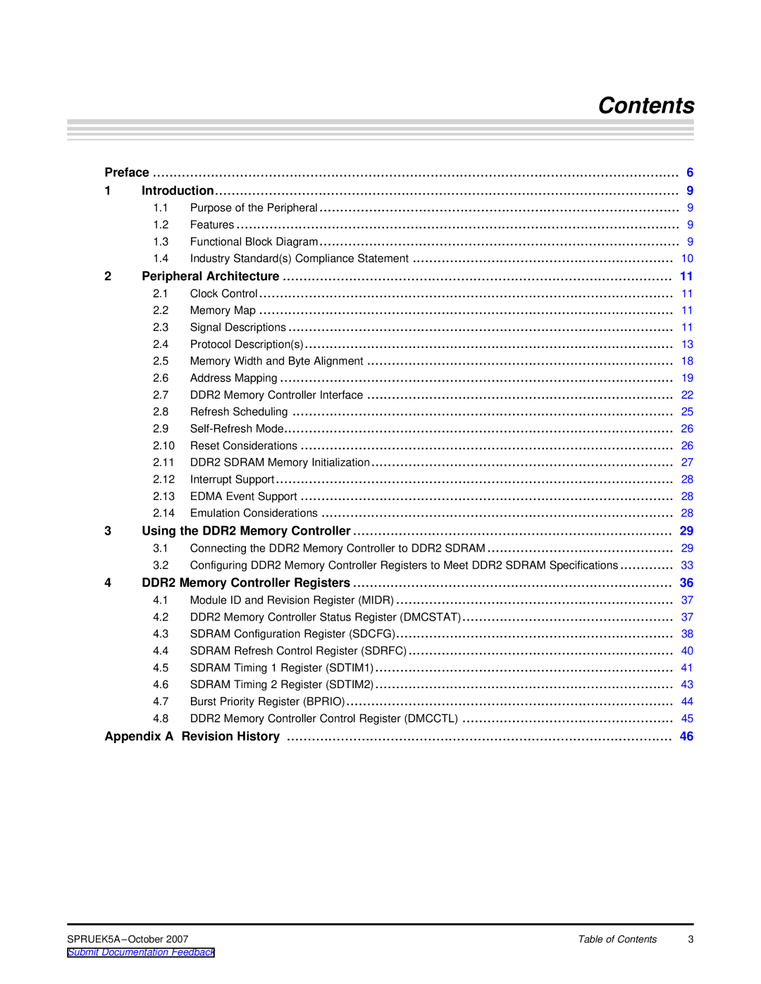 Texas Instruments DM648 DSP, TMS320DM647 manual Contents 