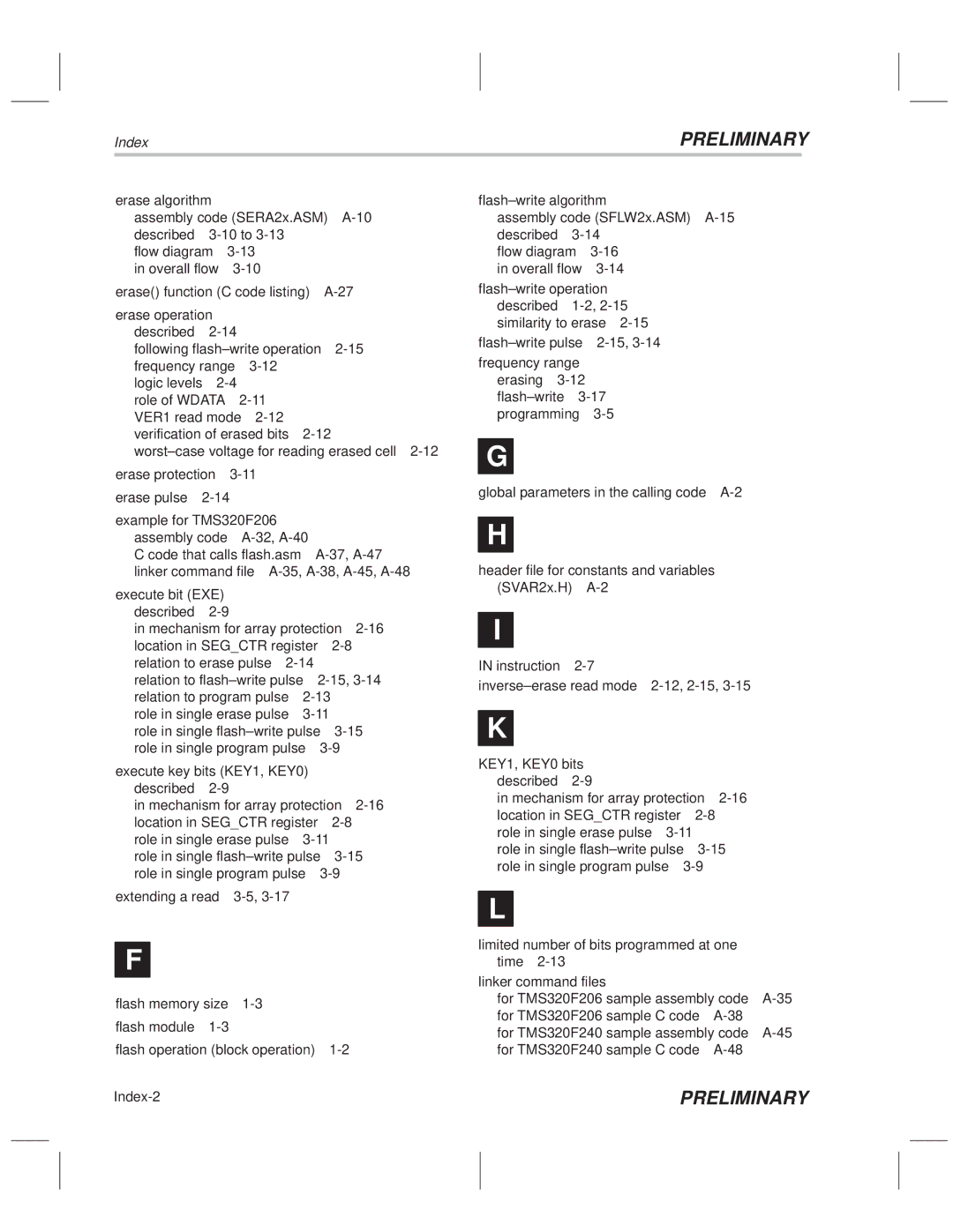 Texas Instruments TMS320F20x/F24x DSP manual Assembly code SERA2x.ASM Described 10 to 