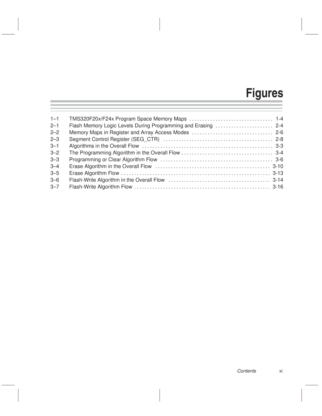 Texas Instruments TMS320F20x/F24x DSP manual Figures 