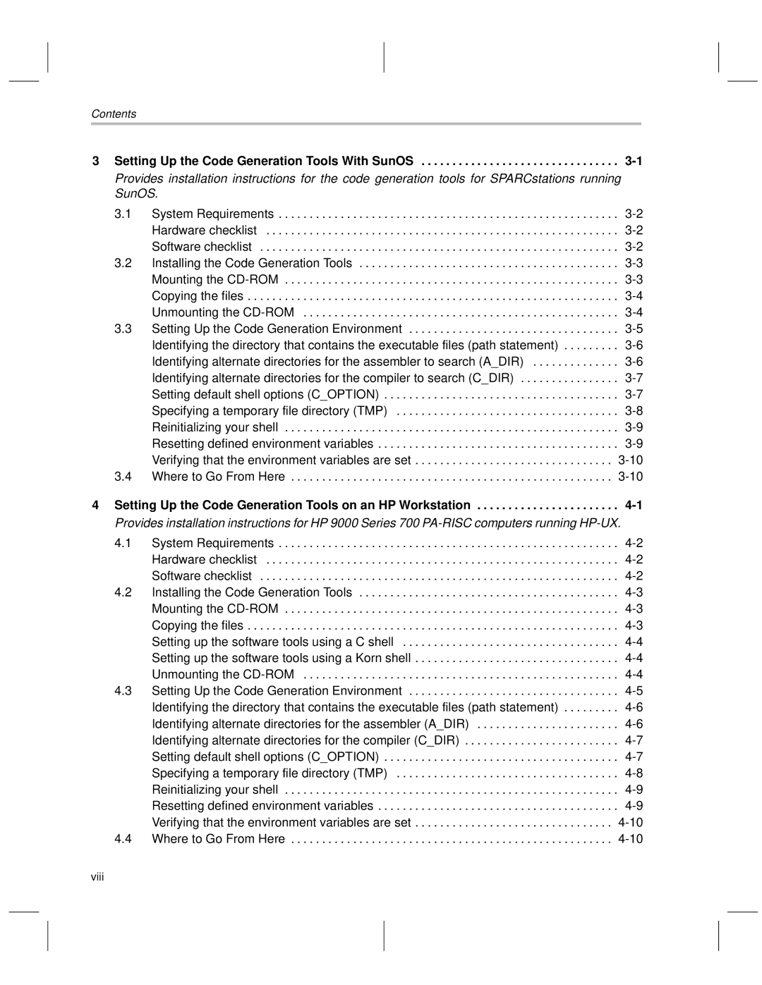 Texas Instruments TMS470R1x manual Setting Up the Code Generation Tools With SunOS 