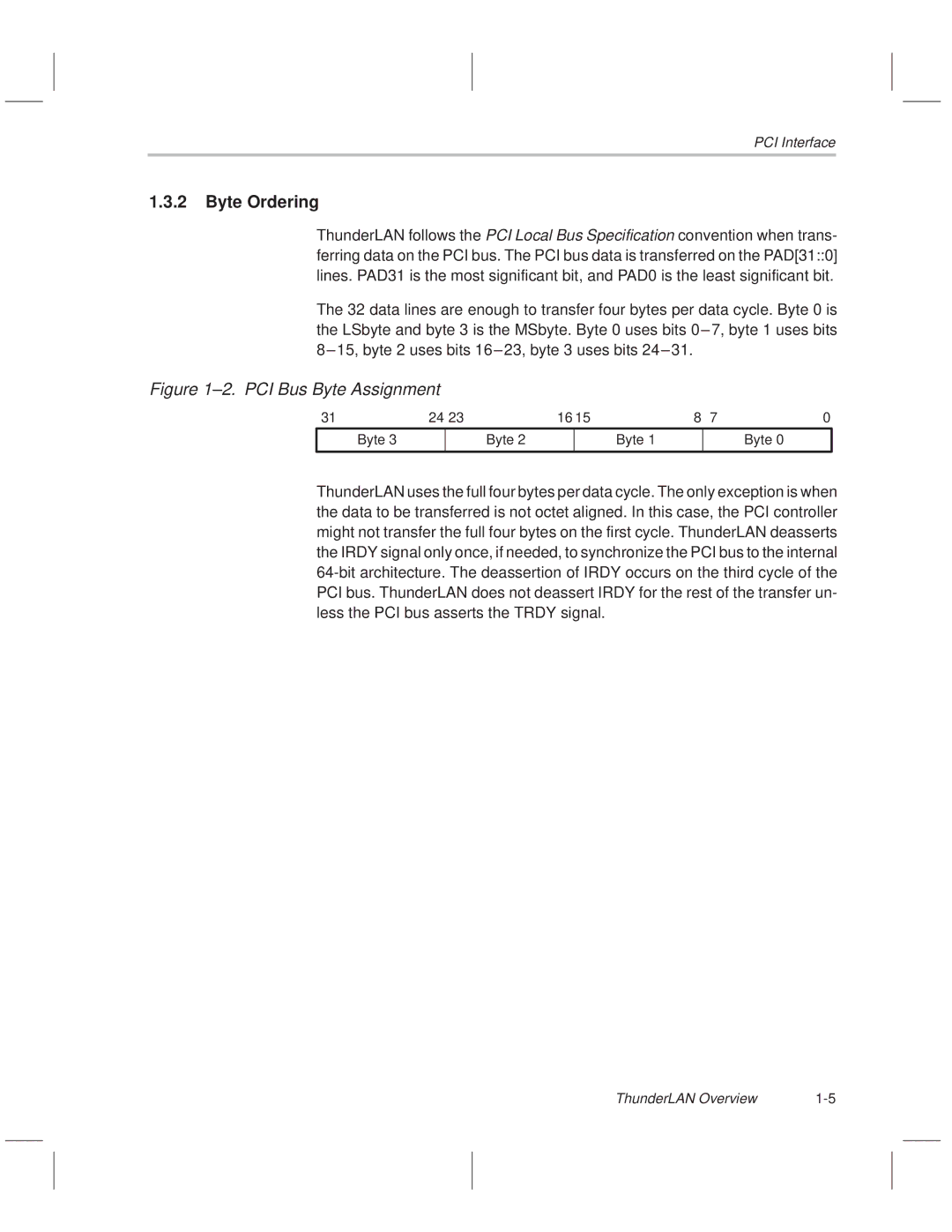 Texas Instruments TNETE110A, TNETE211, TNETE100A manual Byte Ordering 