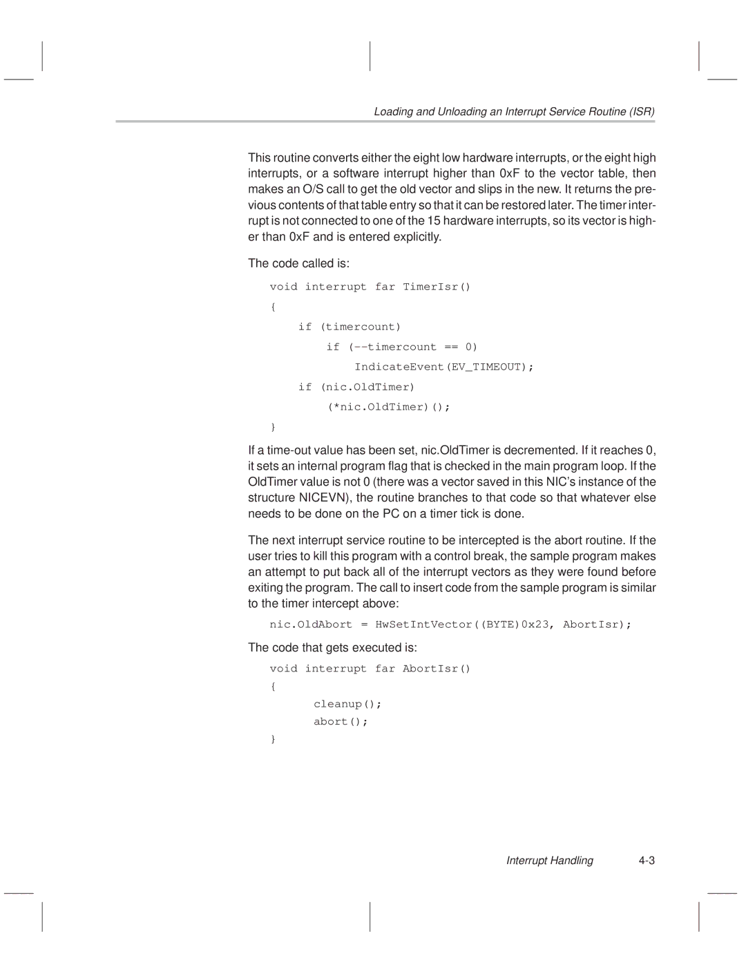 Texas Instruments TNETE110A, TNETE211, TNETE100A manual Code that gets executed is 