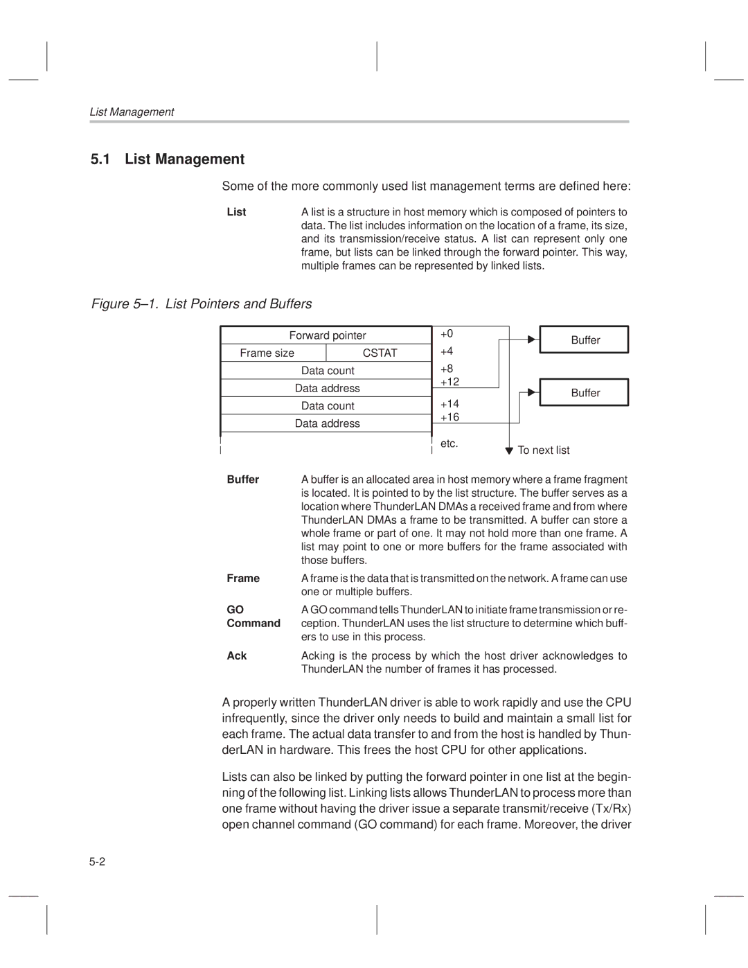 Texas Instruments TNETE100A, TNETE211, TNETE110A manual List Management 