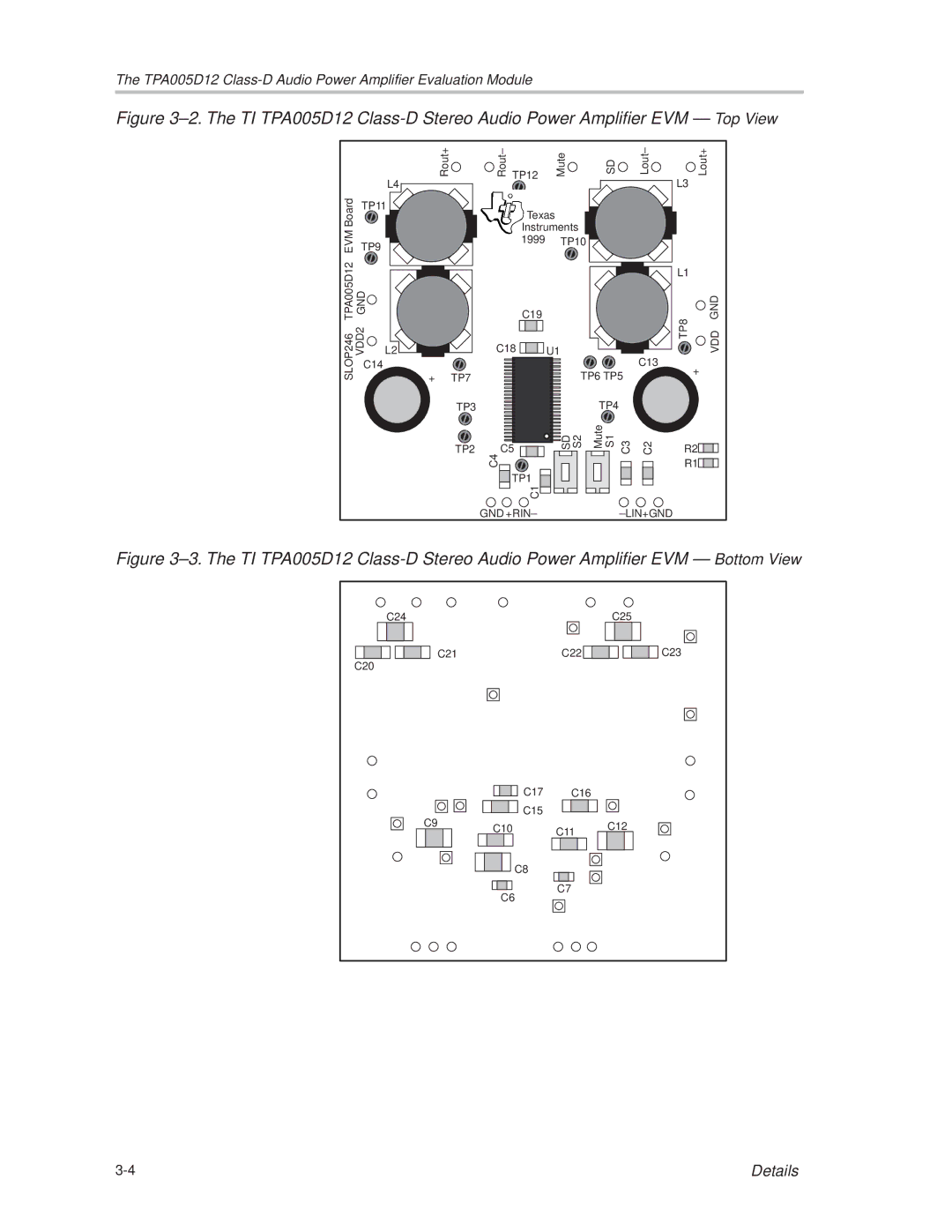 Texas Instruments TPA005D12 manual TP9 GND VDD2 