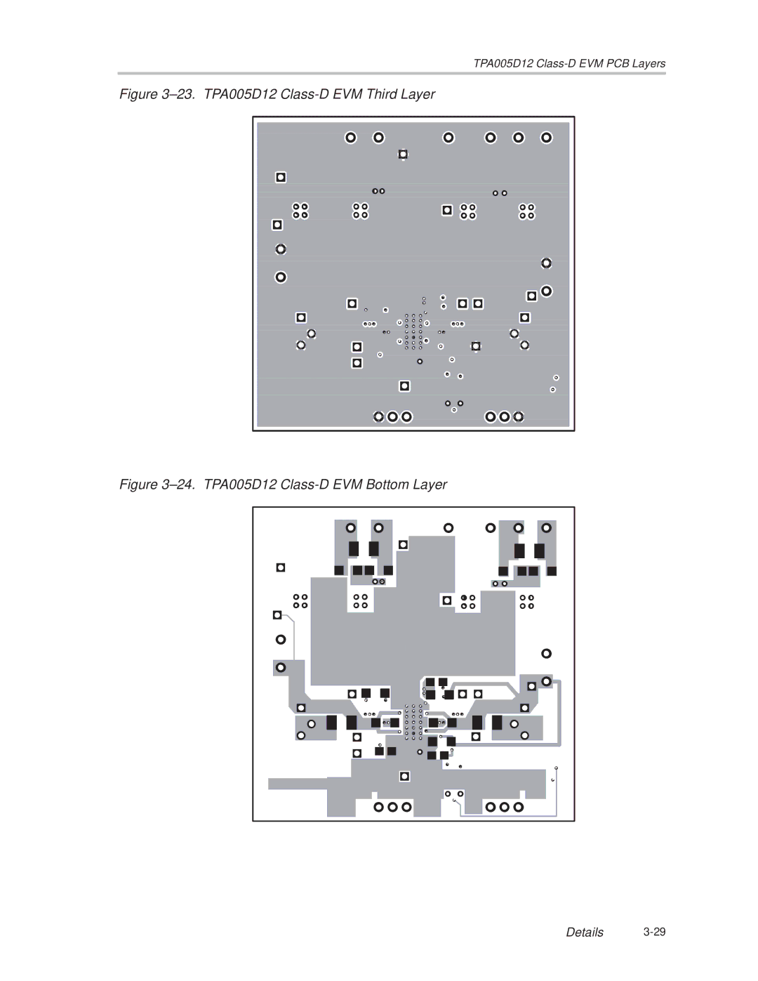 Texas Instruments manual ±23. TPA005D12 Class-D EVM Third Layer 