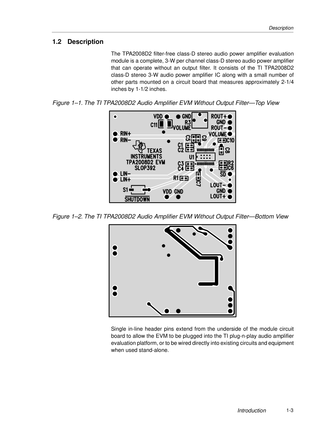 Texas Instruments TPA2008D2 manual Description 