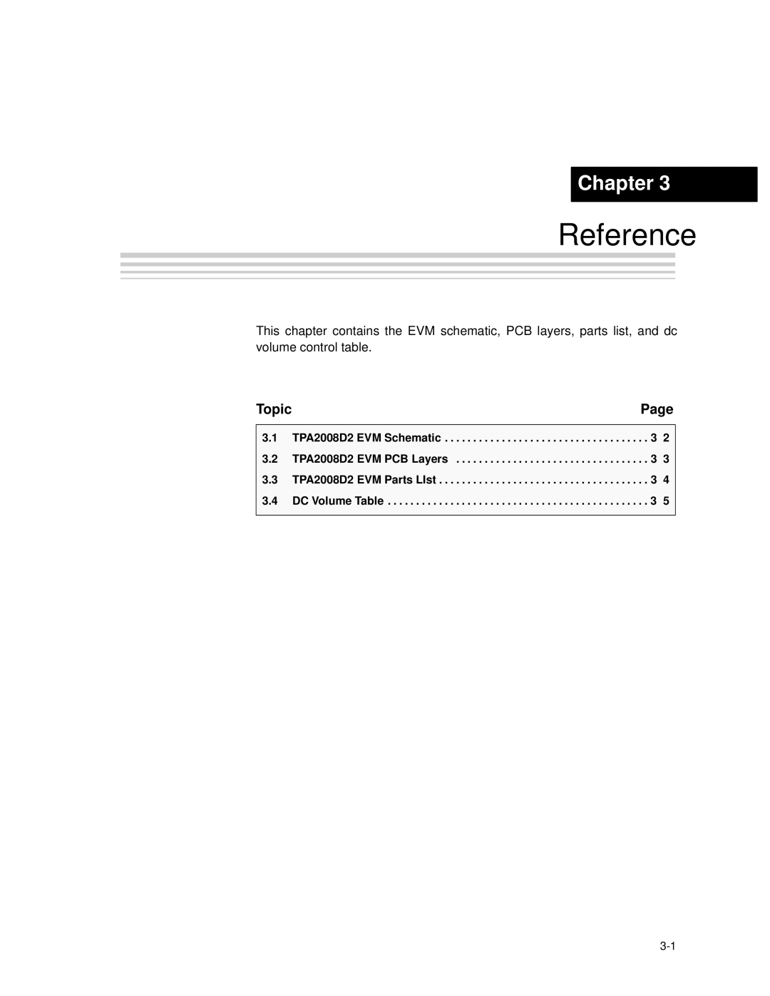 Texas Instruments TPA2008D2 manual Reference 