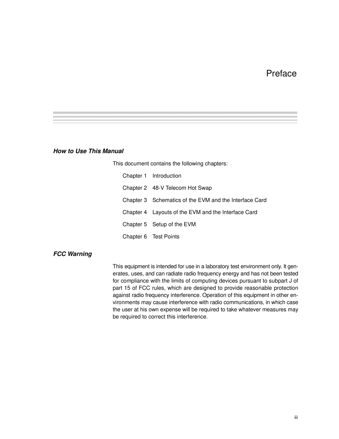 Texas Instruments TPS2330 manual Preface 