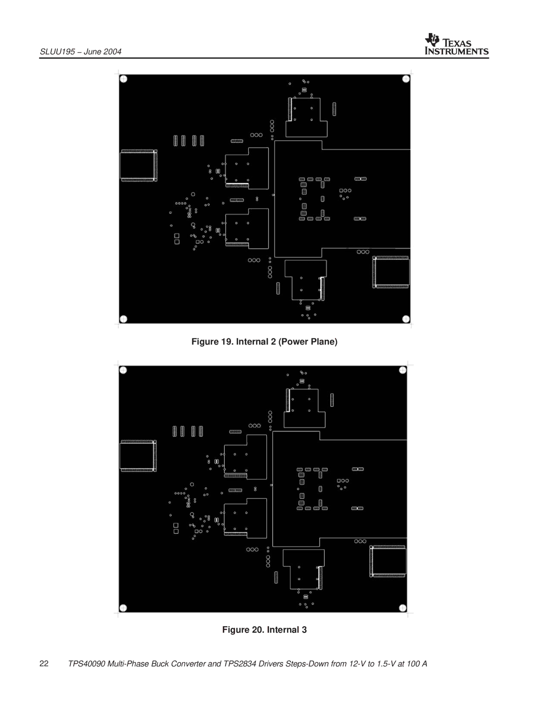 Texas Instruments TPS40090EVM-002 manual Internal 2 Power Plane 