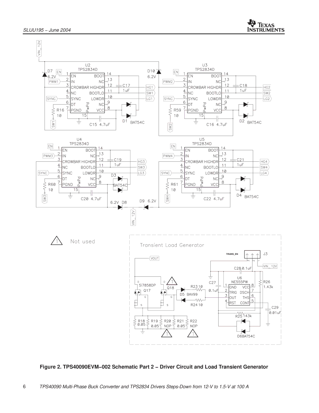 Texas Instruments TPS40090EVM-002 manual Transen 