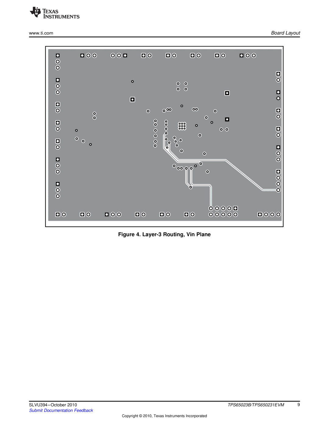 Texas Instruments TPS650231EVM, TPS65023B manual Layer-3 Routing, Vin Plane 