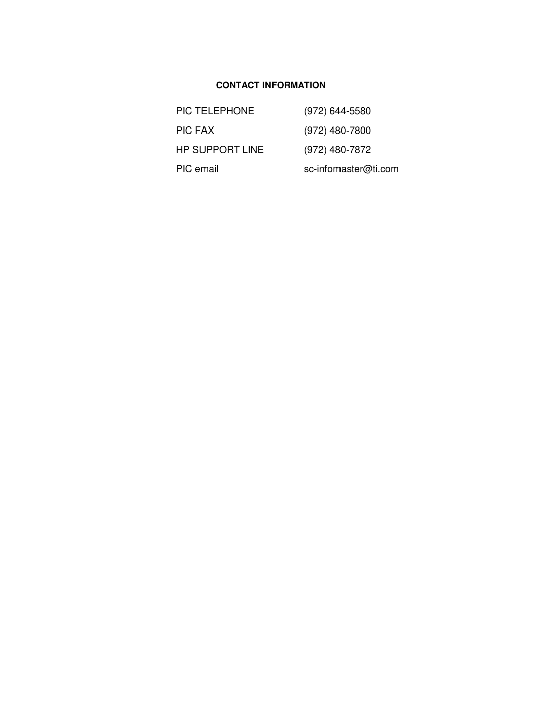 Texas Instruments TRF1500 manual PIC Telephone 