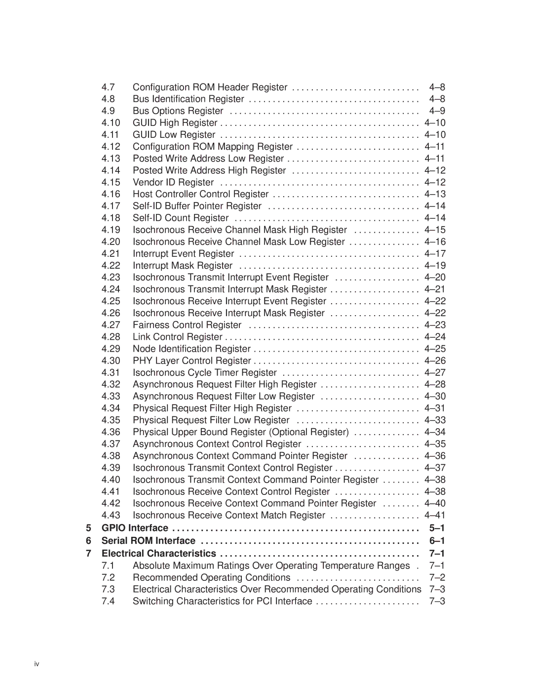 Texas Instruments TSB12LV26 manual 