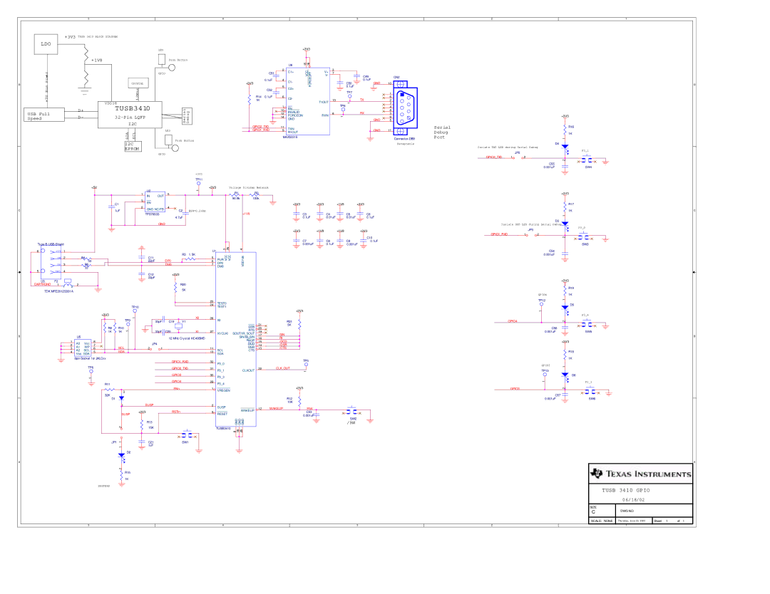 Texas Instruments TUSB3410 manual 