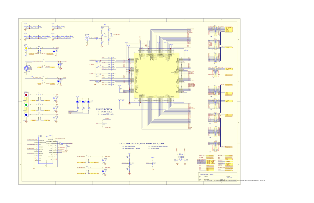 Texas Instruments quick start TVP5146EVM Main, Out 