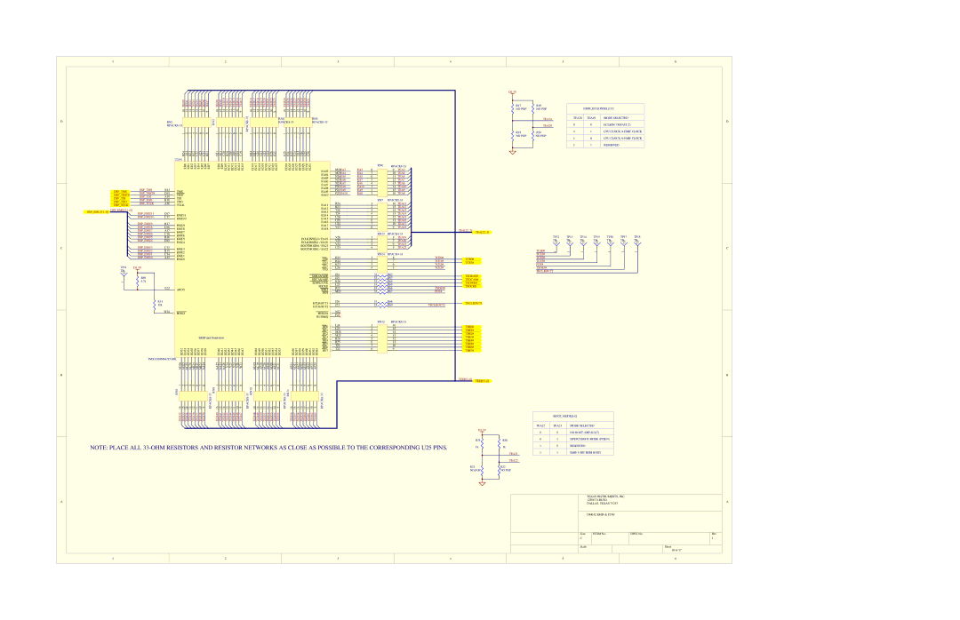 Texas Instruments TVP5154EVM TED0 TED1 TED2 TED3 TED4 TED5 TED6 TED7, TED15, TEA19, TEA20, EA3 TEA3, EA4 TEA4, EA5 TEA5 