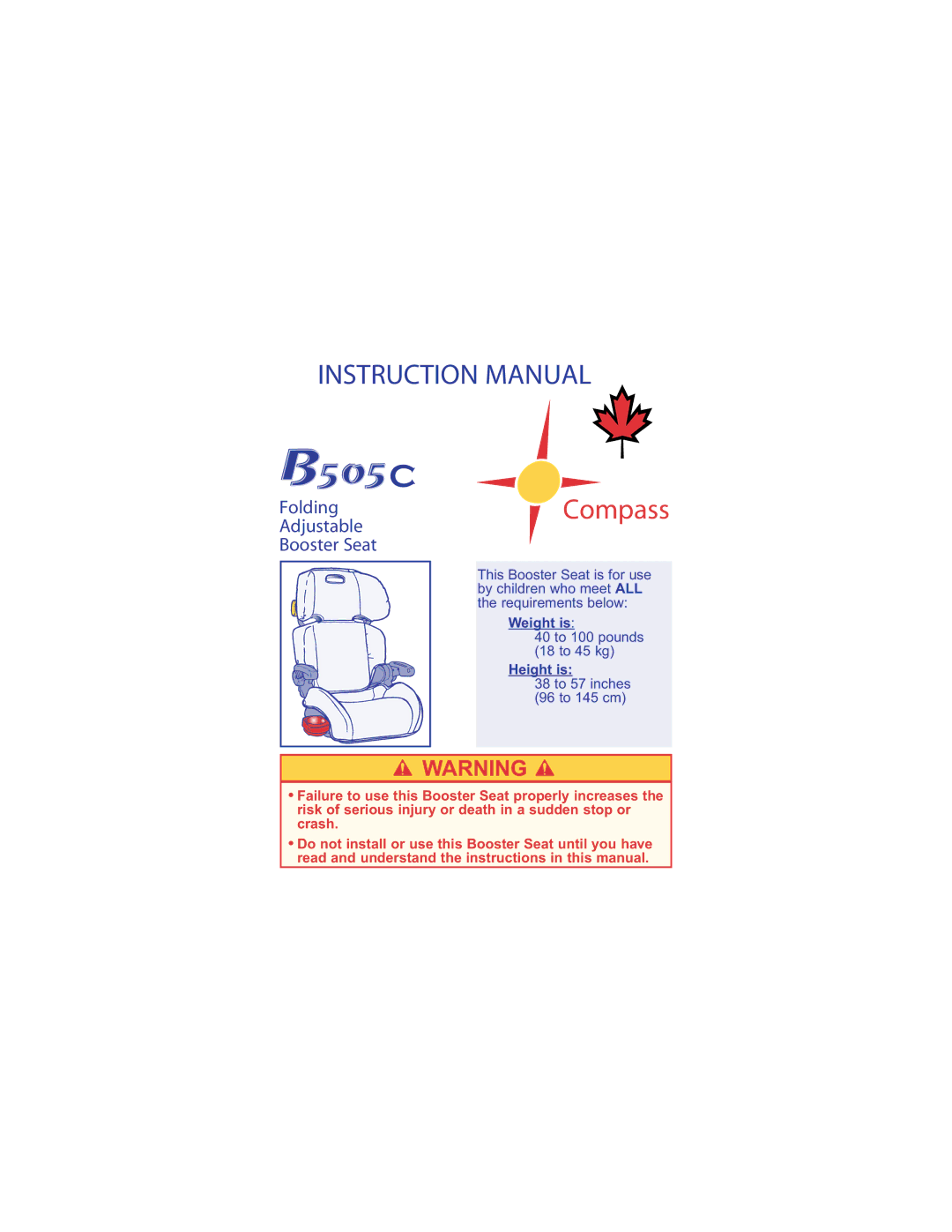 The First Years B505C manual #Ompass 