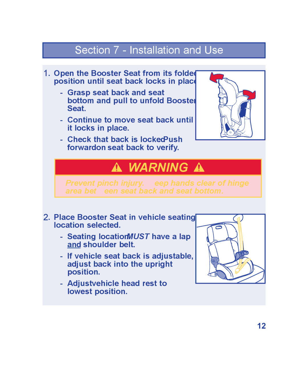 The First Years B510 manual Installation and Use 