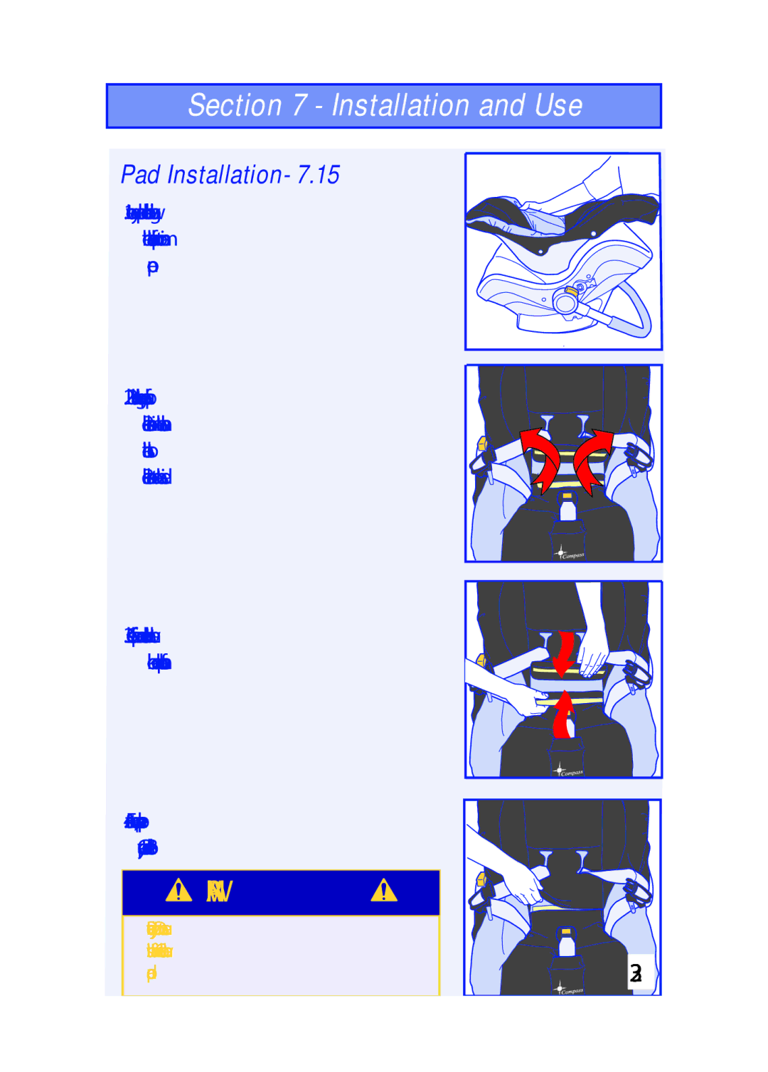 The First Years I440 manual Pad Installation 