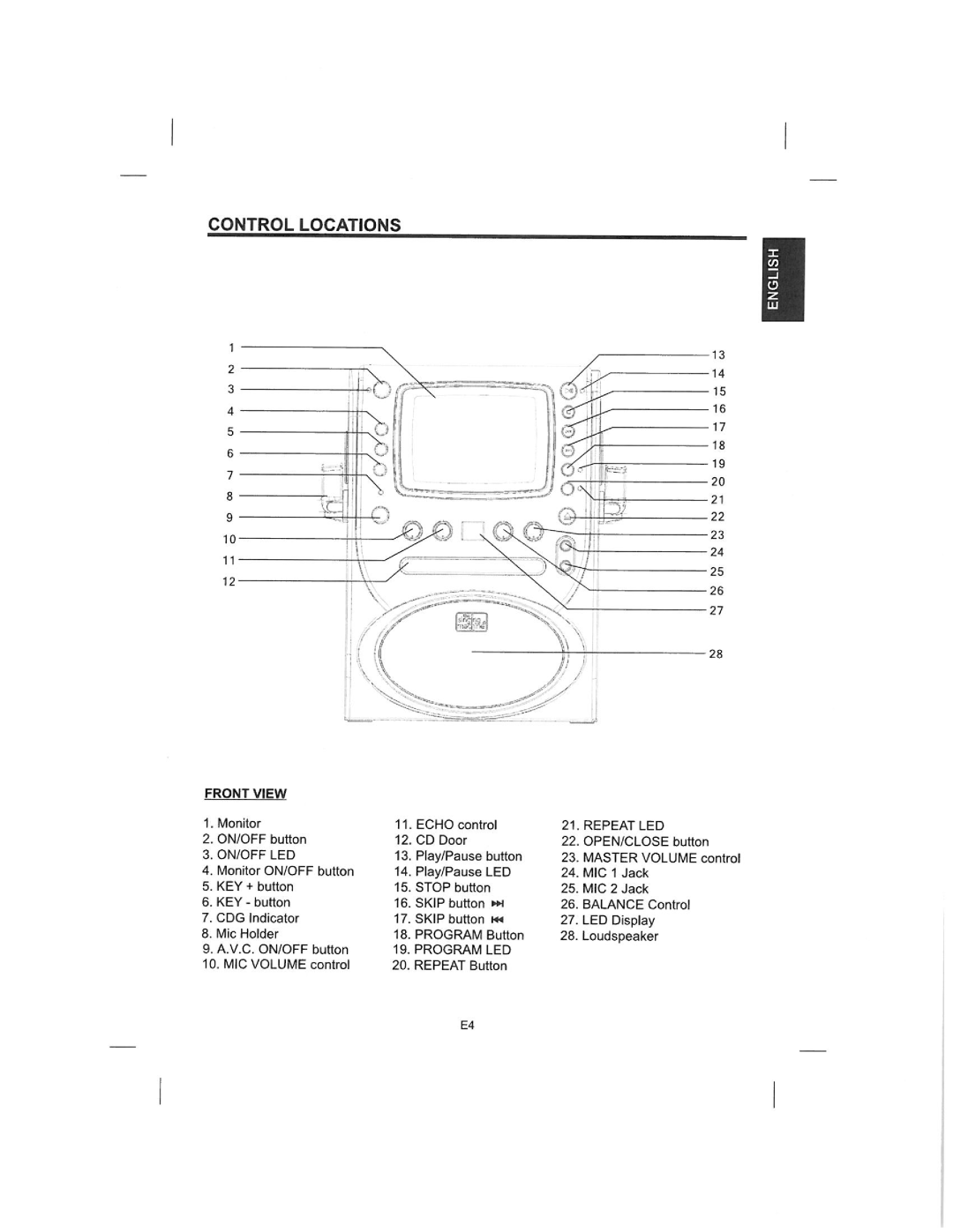 The Singing Machine Compact Disc - Graphics with Built-In TV Karaoke Center, STVG-519 manual 