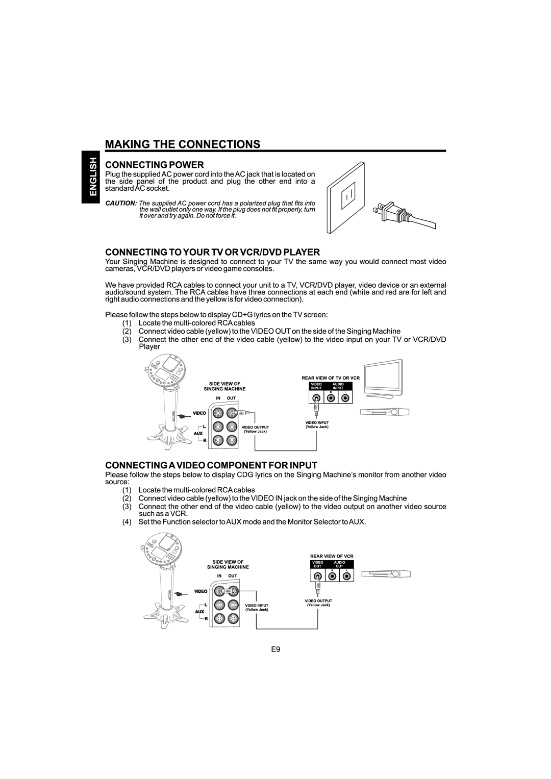 The Singing Machine ism-1028 N manual 