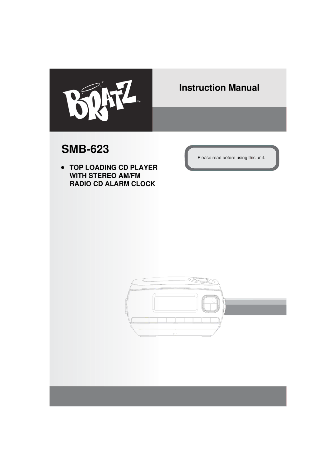 The Singing Machine SMB-623 instruction manual 