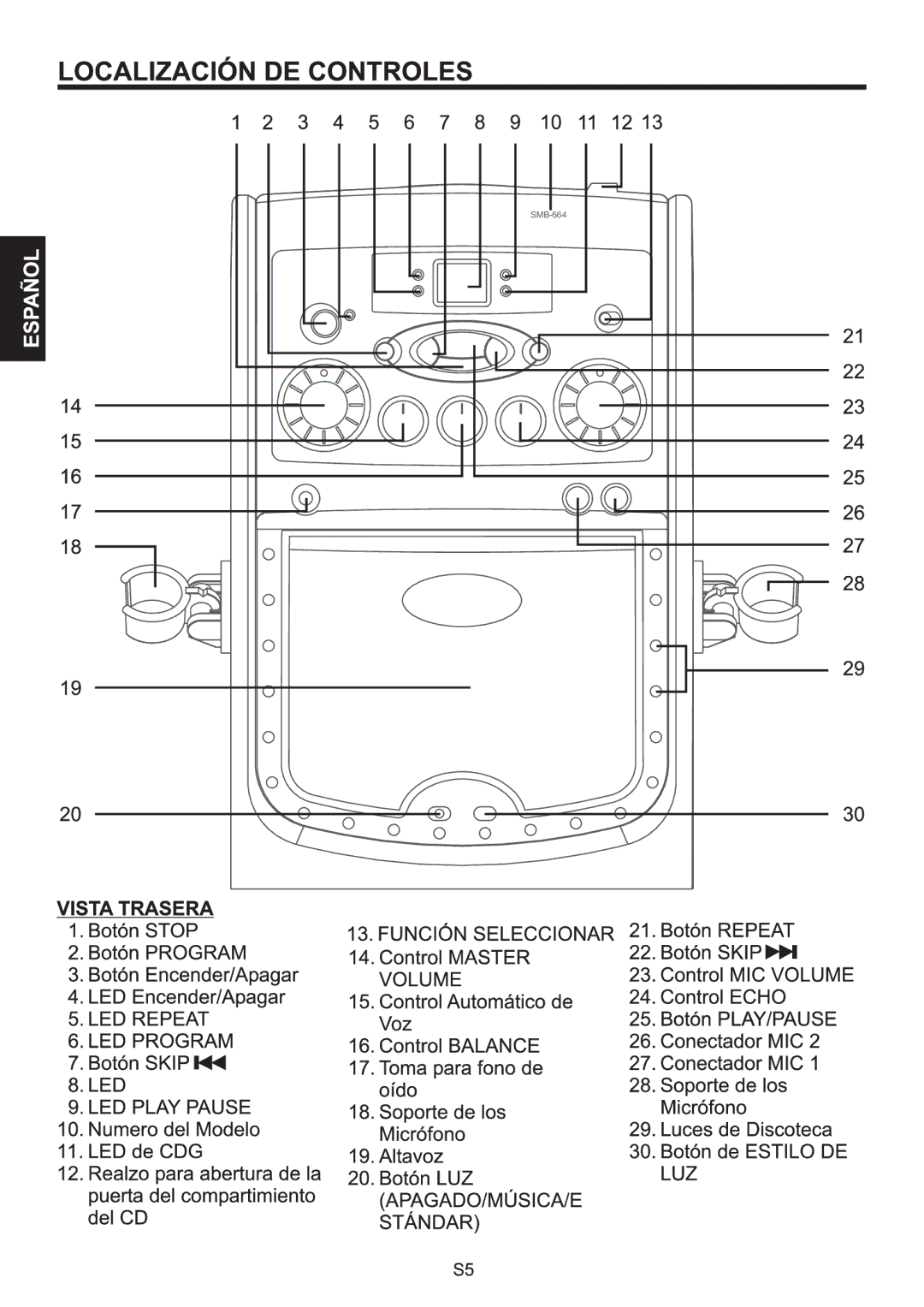 The Singing Machine SMB-664 instruction manual 