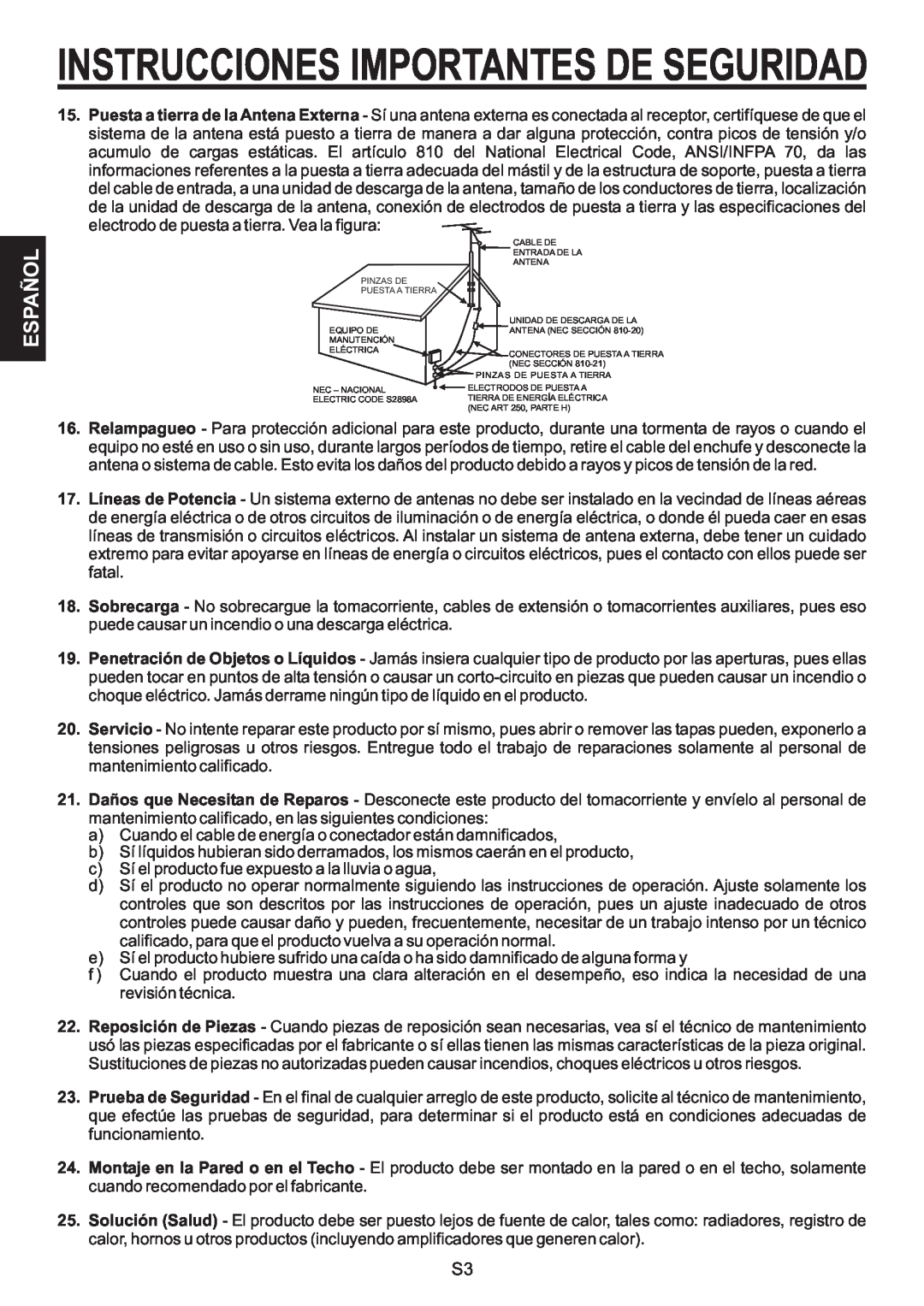 The Singing Machine SMB-664 instruction manual Instrucciones Importantes De Seguridad, Español 