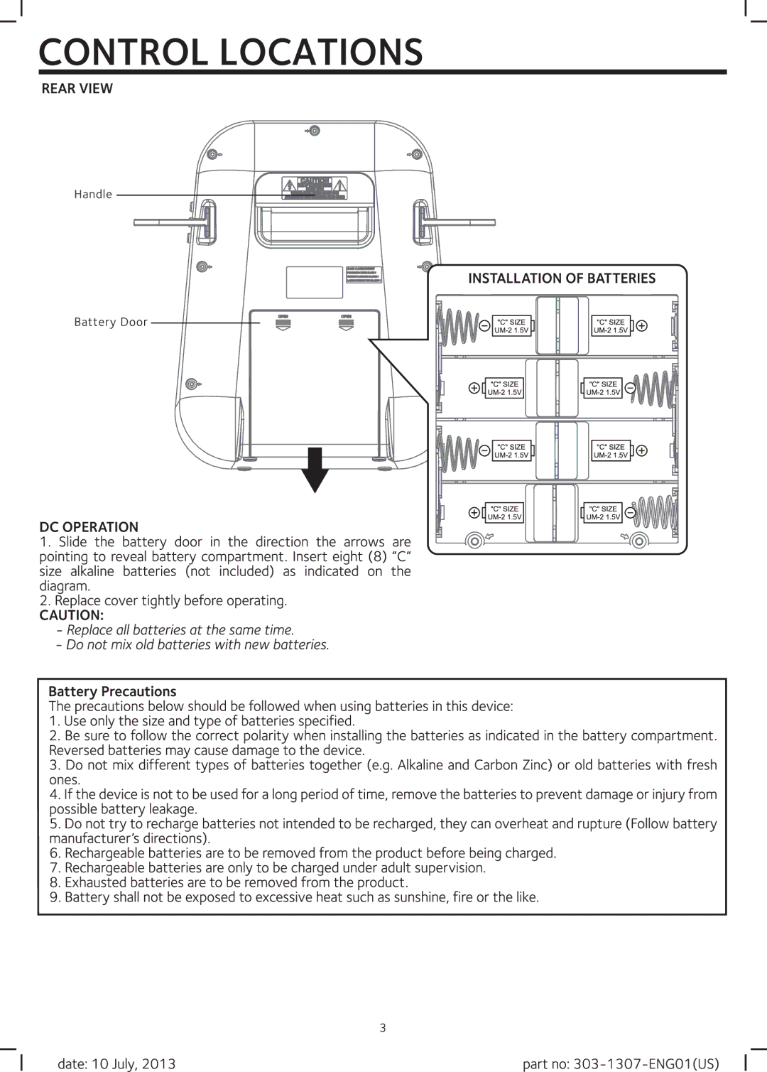 The Singing Machine SMG303, 303-1307-ENG01(US) manual 