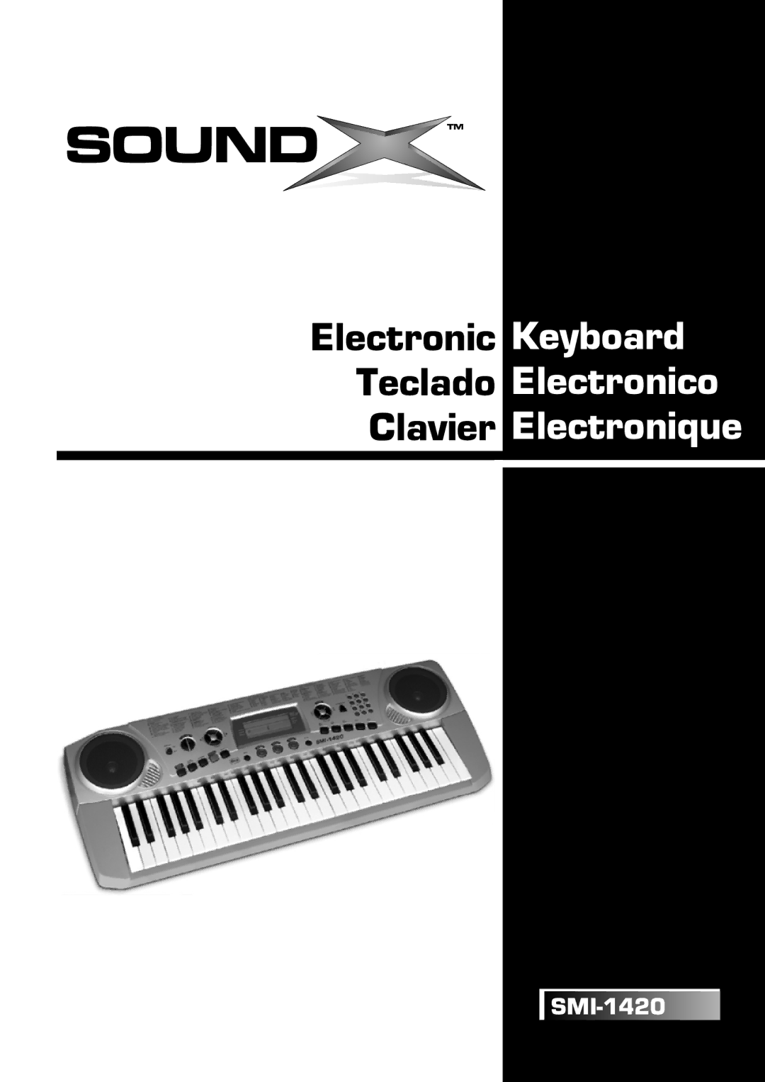 The Singing Machine SMI-1420 manual Teclado Electronico Clavier Electronique 