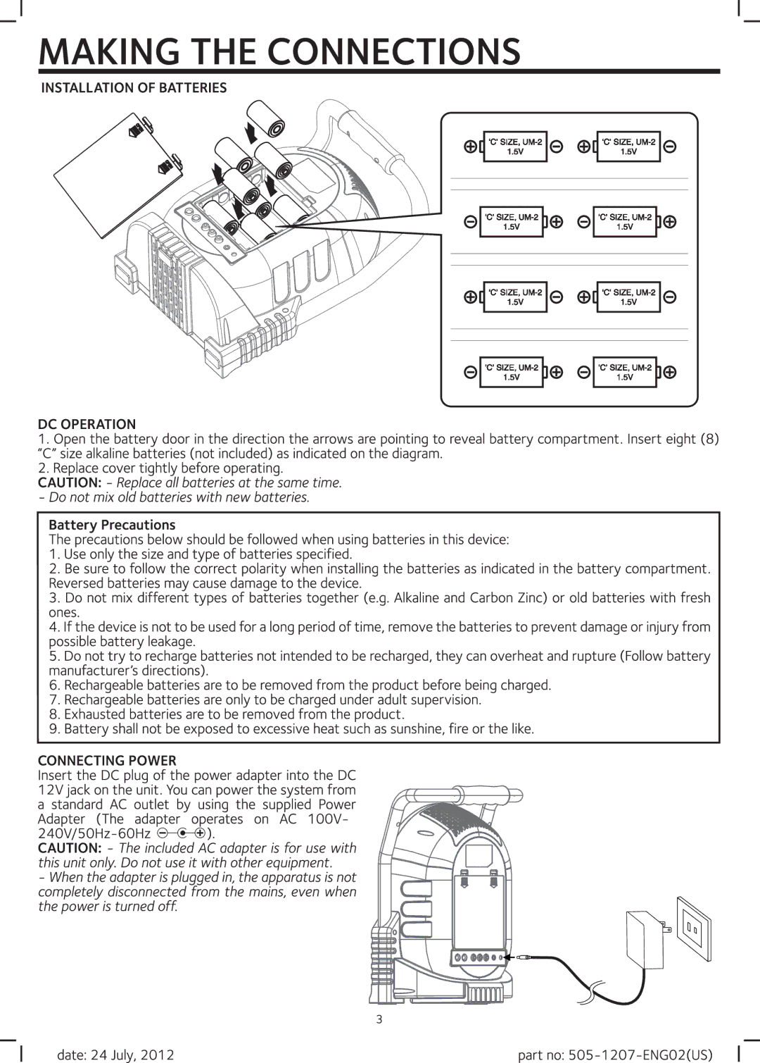 The Singing Machine SML505 manual 