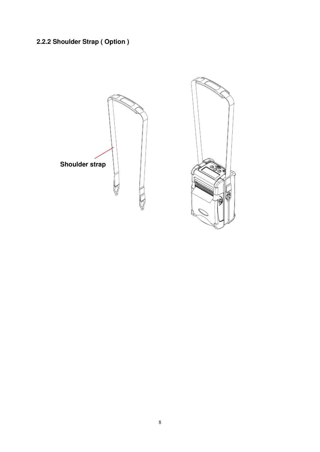 The Speaker Company M23 user manual Shoulder Strap Option Shoulder strap 