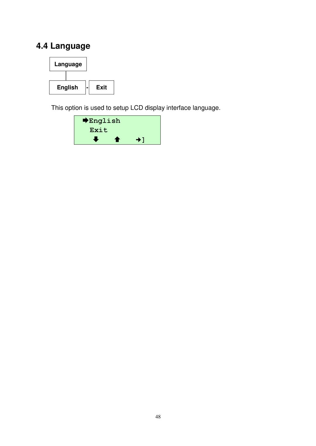 The Speaker Company M23 user manual Language, English Exit 