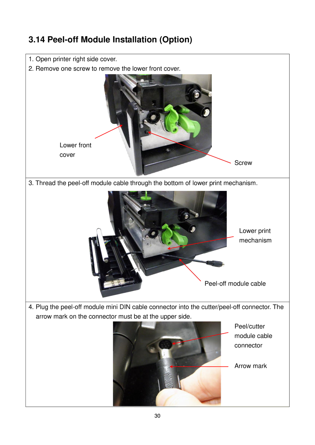 The Speaker Company me240 manual Peel-off Module Installation Option 