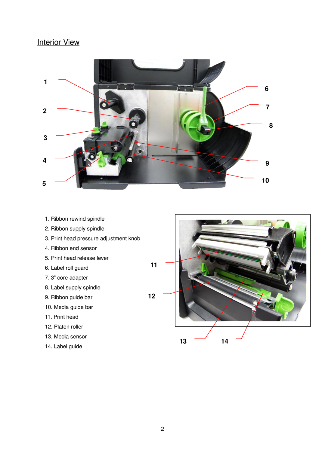 The Speaker Company me240 manual Interior View 