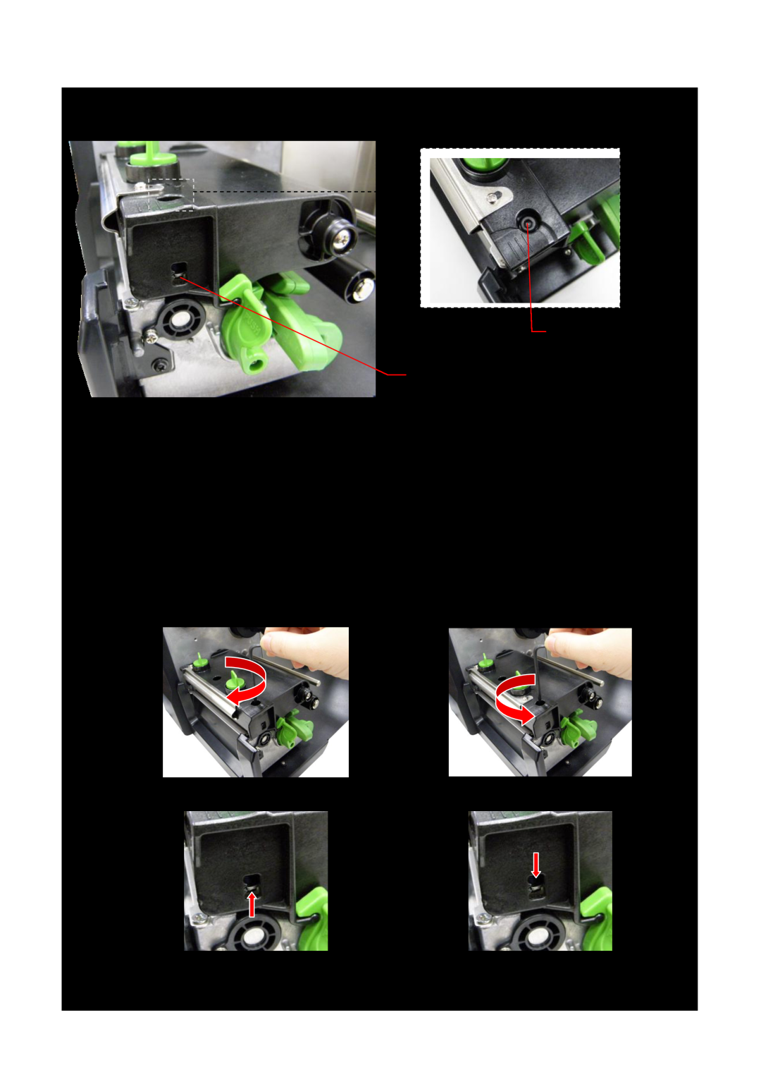 The Speaker Company me240 manual Z-axis Mechanism Adjustment Knob, Z-axis mechanism adjustment knob Marker position 