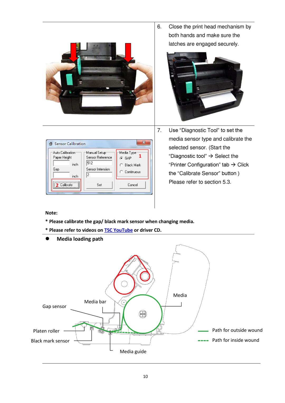 The Speaker Company ta200 manual  Media loading path 