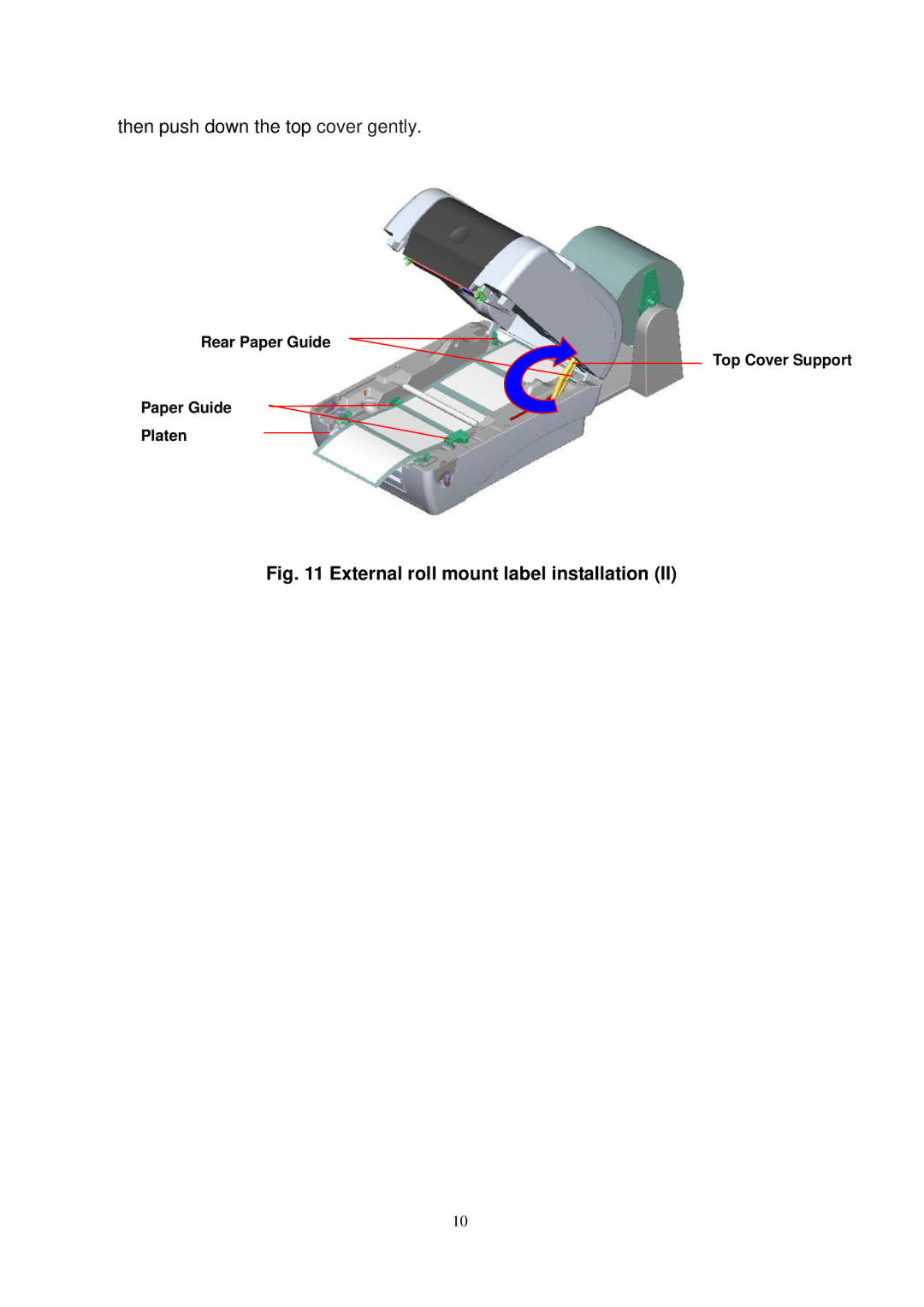 The Speaker Company TTP-245 Plus user manual Then push down the top cover gently 