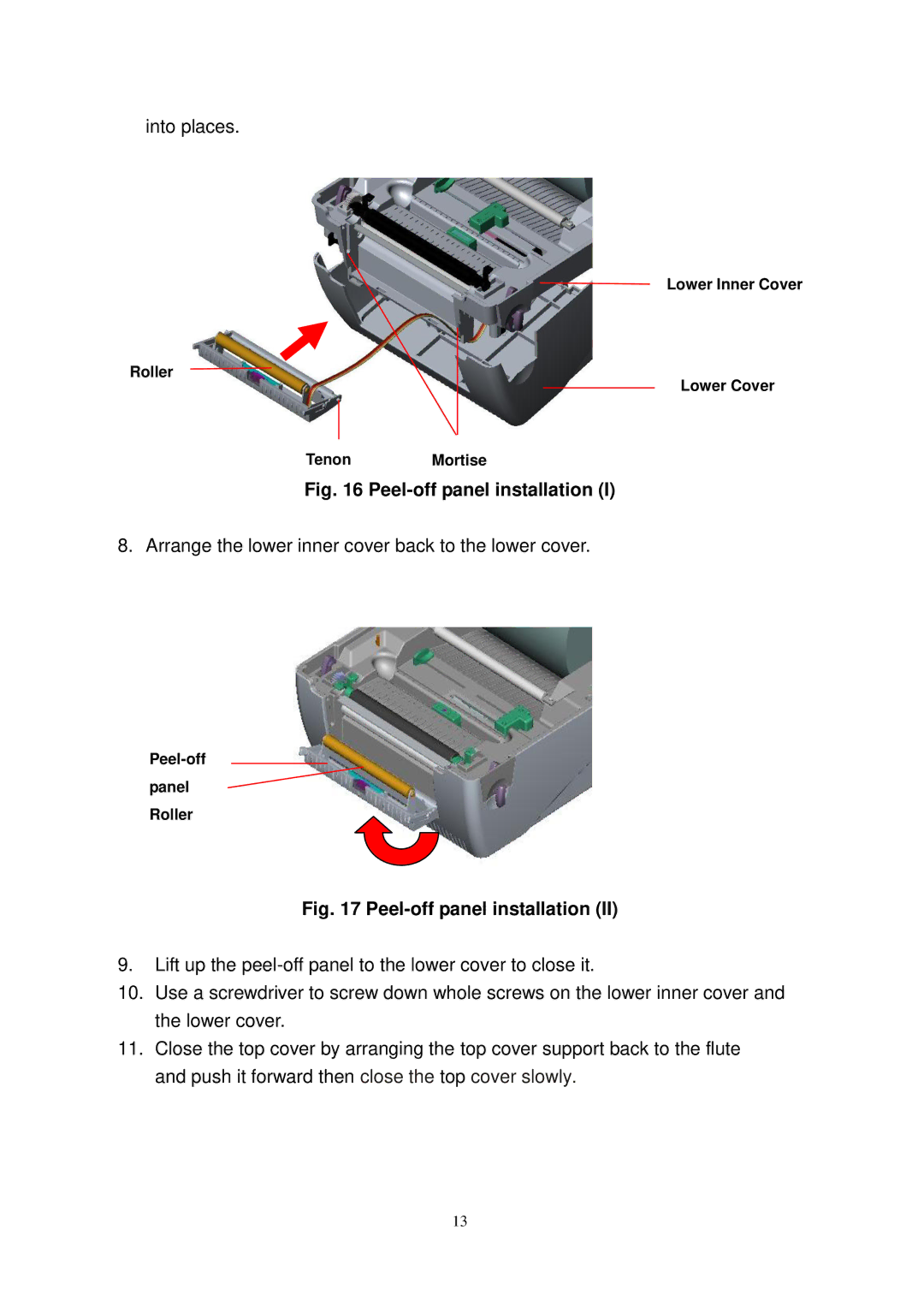 The Speaker Company TTP-245 Plus user manual Peel-off panel installation 