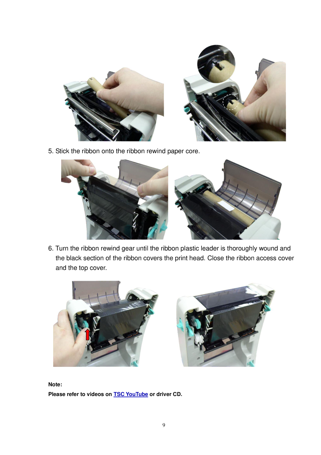 The Speaker Company TTP-245C, TTP-244CE, TTP-343C user manual Please refer to videos on TSC YouTube or driver CD 