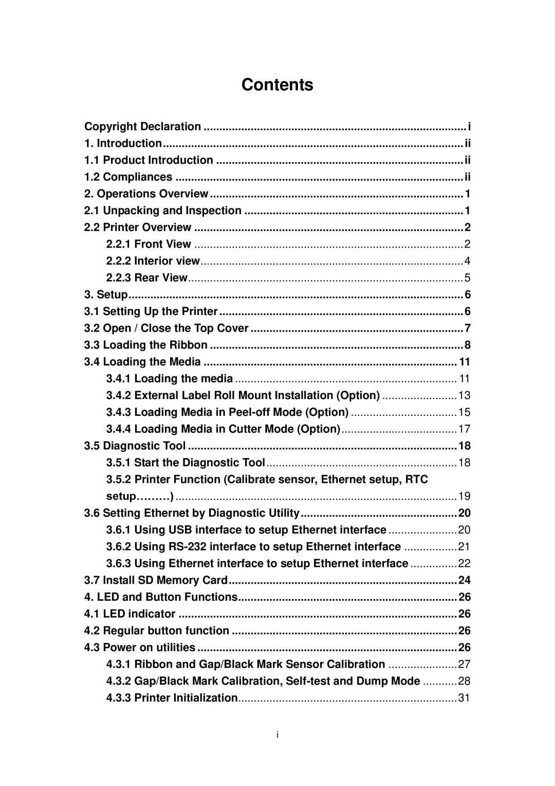 The Speaker Company TTP-343C, TTP-245C, TTP-244CE user manual Contents 