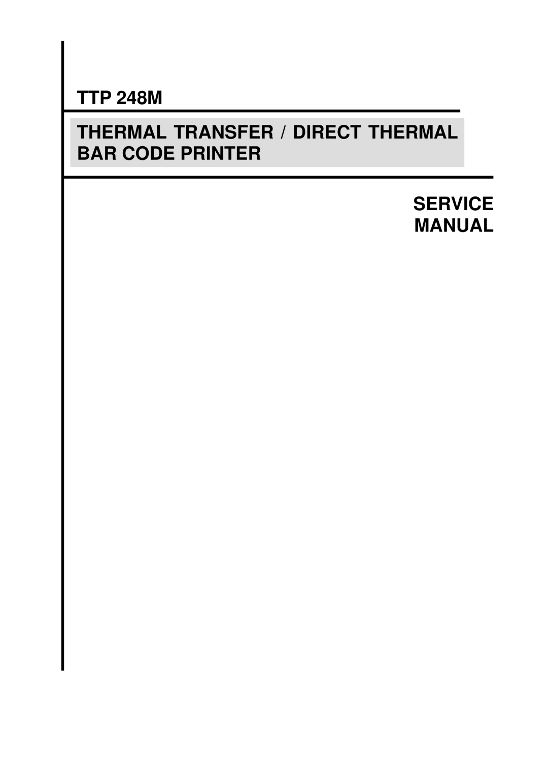 The Speaker Company TTP 248M service manual 